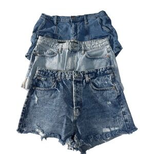 Wild Fable Denim Shorts Bundle Women's Size M 12/31R High Rise Mid Rise